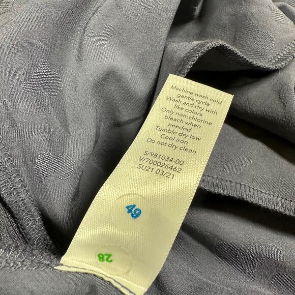 Athleta Brooklyn Textured Jumpsuit Medieval Violet Women's Size 24 New With Tags - Picture 8 of 13